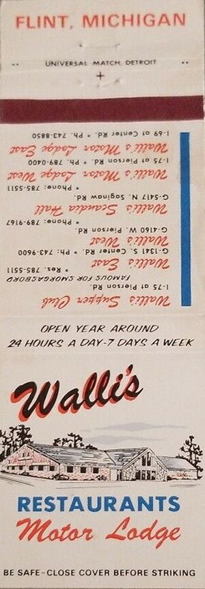 Wallis Drive-In - Matchbook (newer photo)